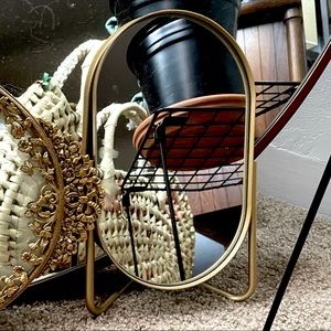 Gold oval vanity mirror 🌙coveted🌙 target find